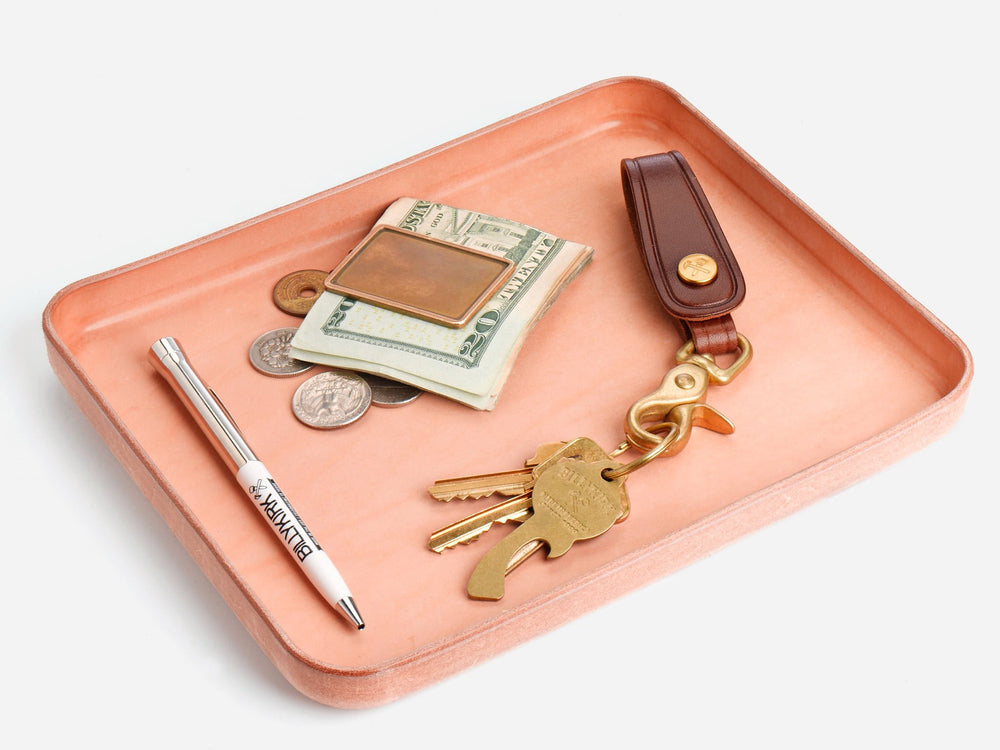 No. 471 Large Leather Valet Trays by Billykirk