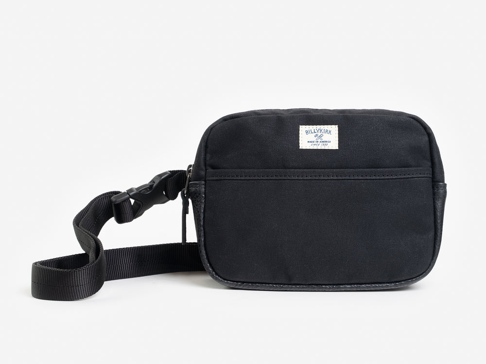 No. 605 Standard Issue Crossbody & Belt Pouch, Black by Billykirk