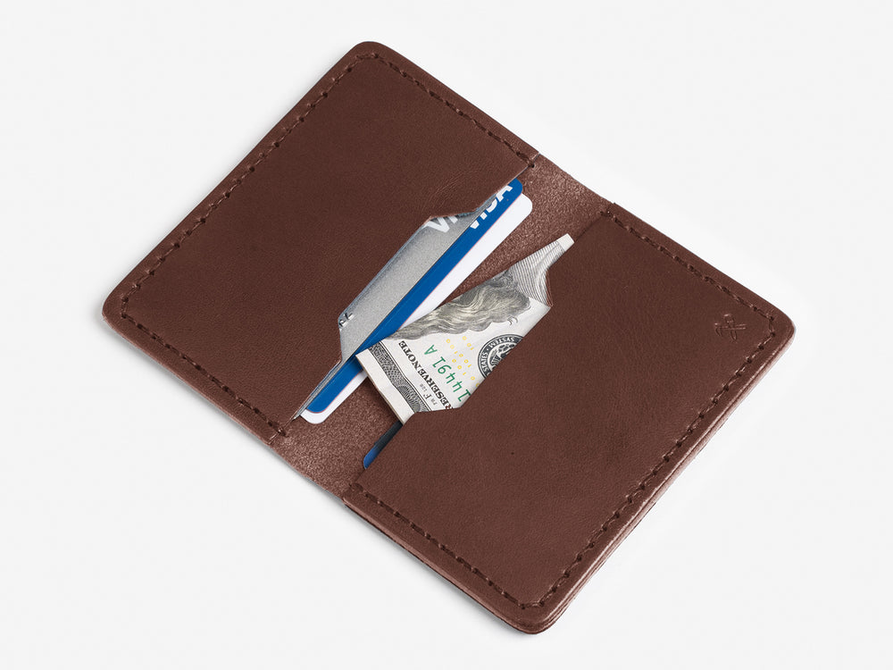 No. 427 Bi-Fold Card Case, Hickory by Billykirk
