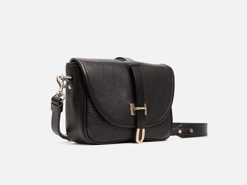 No. 535 Mini Musette Crossbody, Black by Billykirk