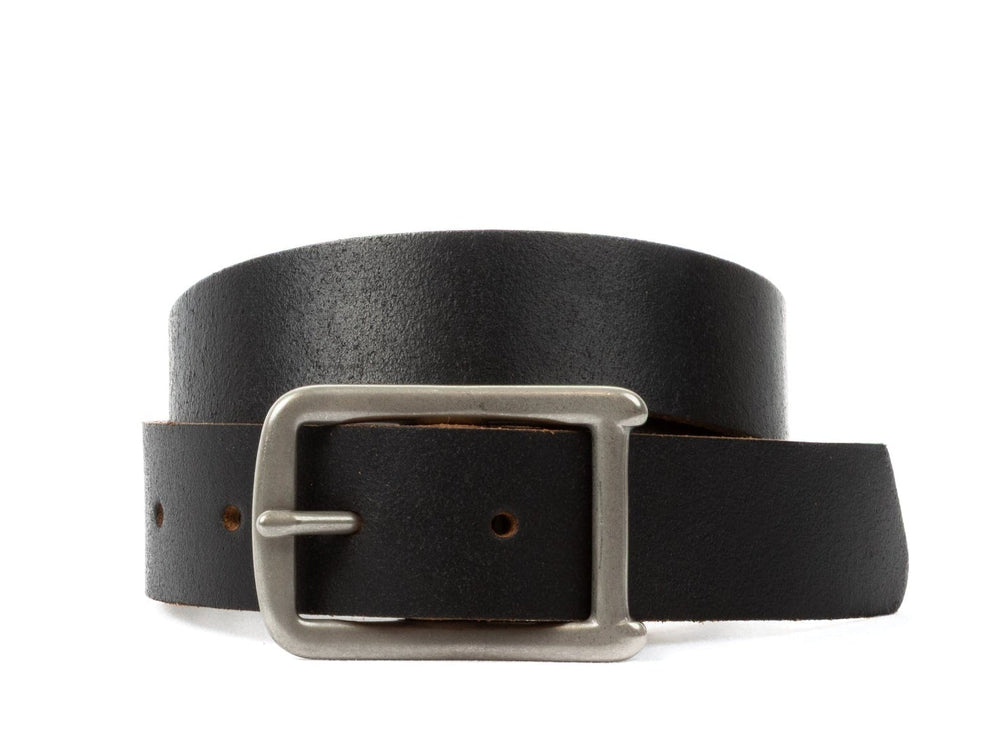 No. 640 Founders Buckle Belt, Ebony Waxed Flesh by Billykirk