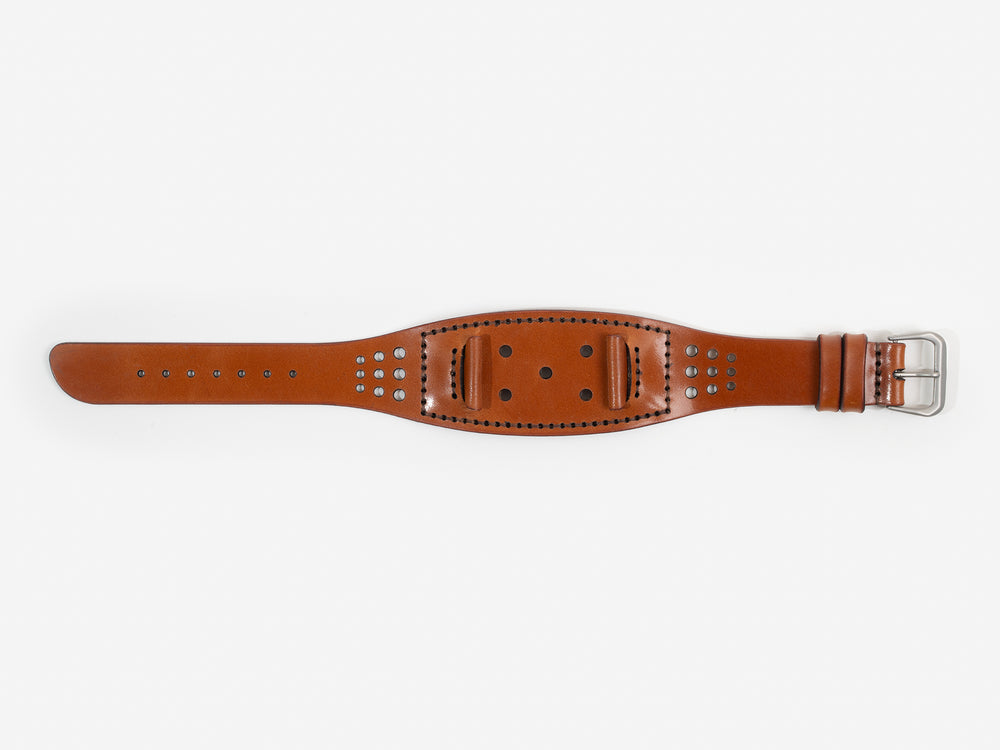 No. 630 Rally Watch Strap, Tan Cordovan by Billykirk
