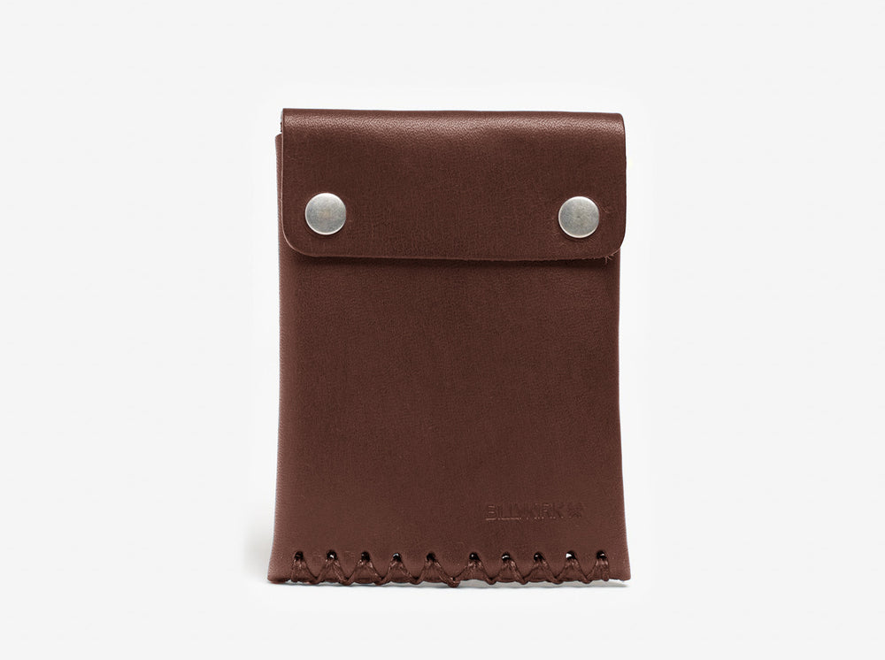 No. 092 Card Case with Snaps, Hickory by Billykirk
