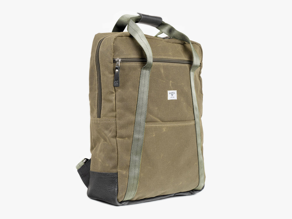 No. 609 Standard Issue Backpack Tote, Olive by Billykirk