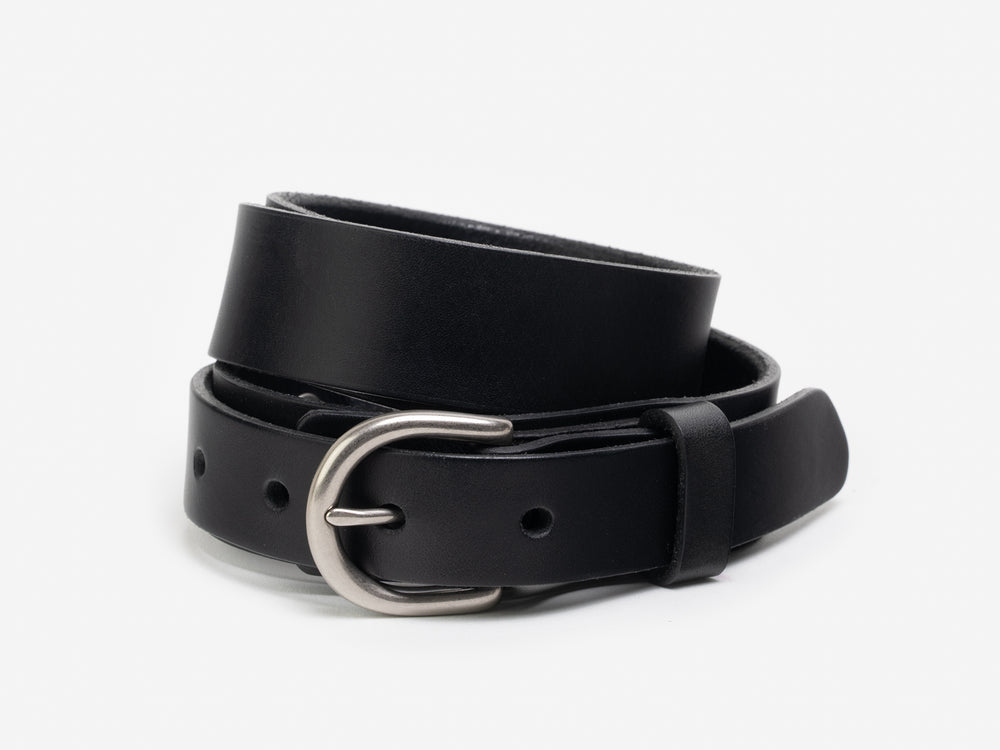 No. 222 Harness Buckle Belt, Black by Billykirk