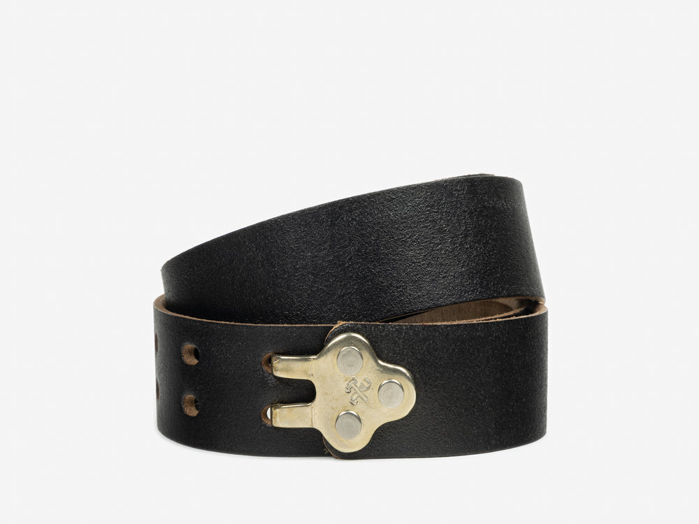 No. 150 Claw Buckle Belt, Java Waxed Flesh by Billykirk