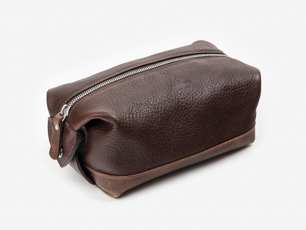 No. 644 Carryall Toiletry Bag, Brown by Billykirk