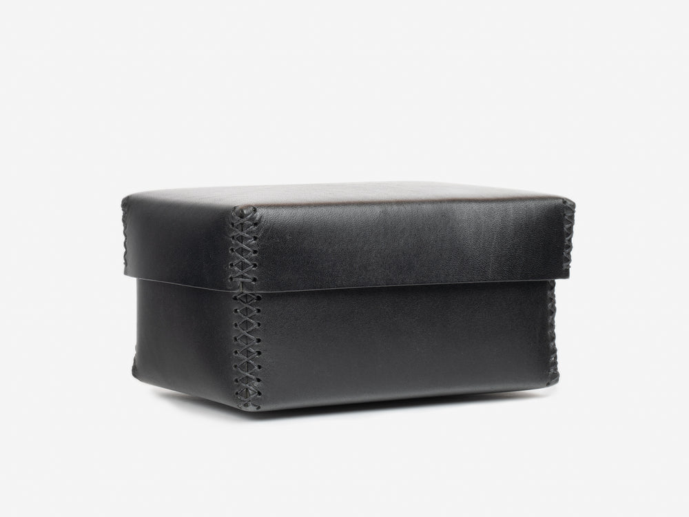 No. 362 Leather Keepsake Box, Black by Billykirk