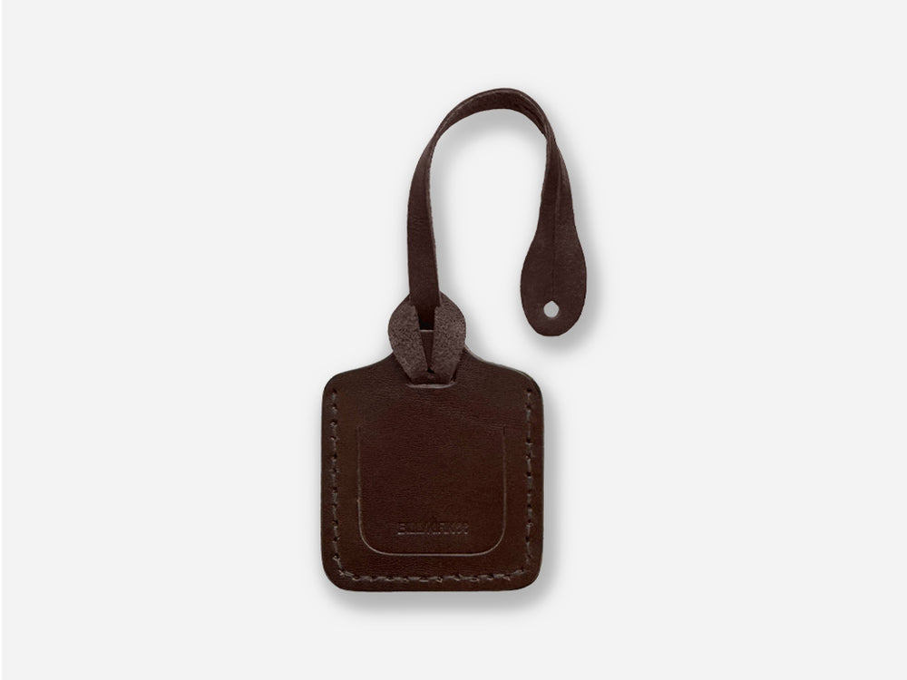 No. 645 Luggage Tag, Dark Brown by Billykirk