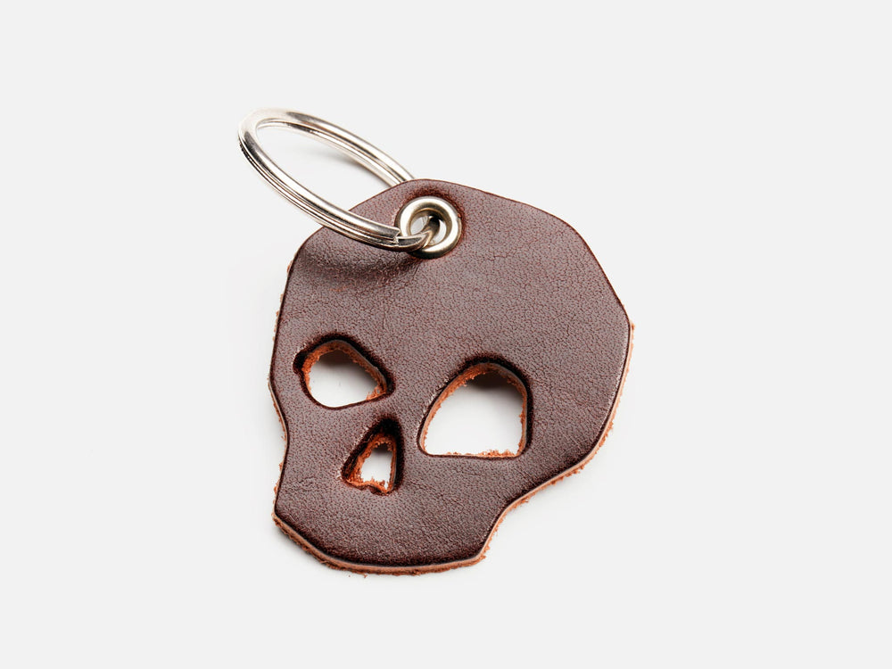 No. 519 Skull Keychain, Brown by Billykirk