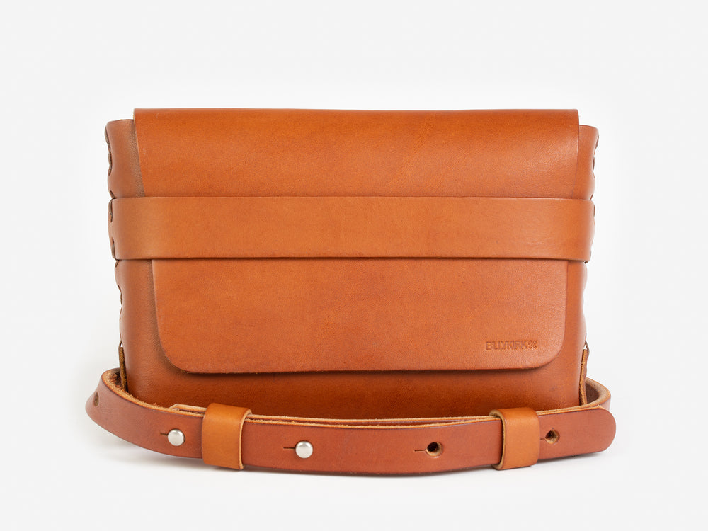 No. 603 Leather Crossbody & Belt Pouch, Tan by Billykirk