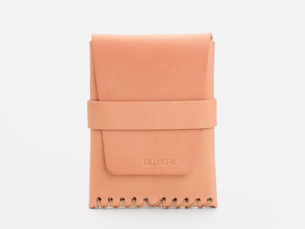 No. 155 Card Case with Flap, Natural by Billykirk