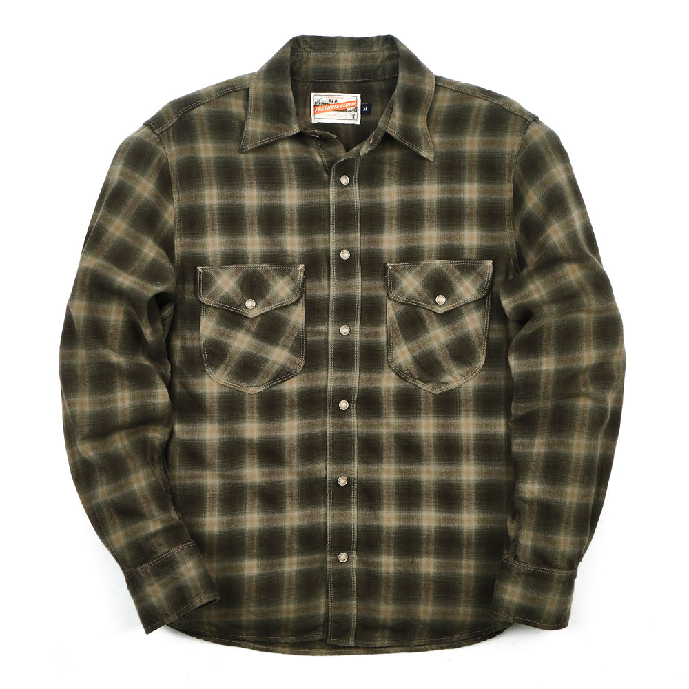 Bodie Forest Shadow Plaid by Freenote Cloth