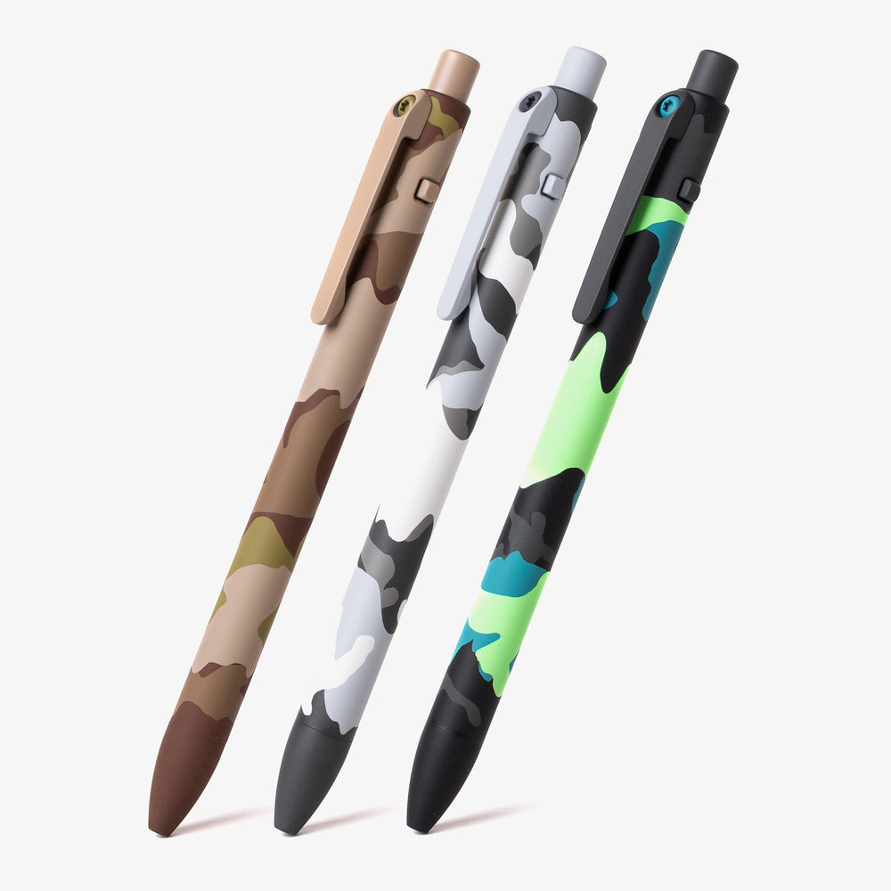 Camo Side Click Pen by Tactile Turn
