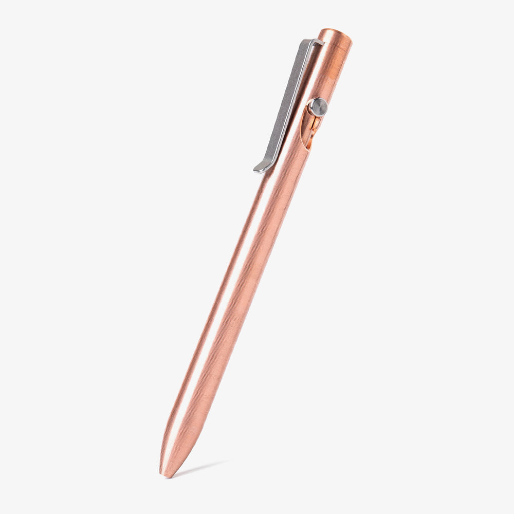 Copper Bolt Action Pen by Tactile Turn