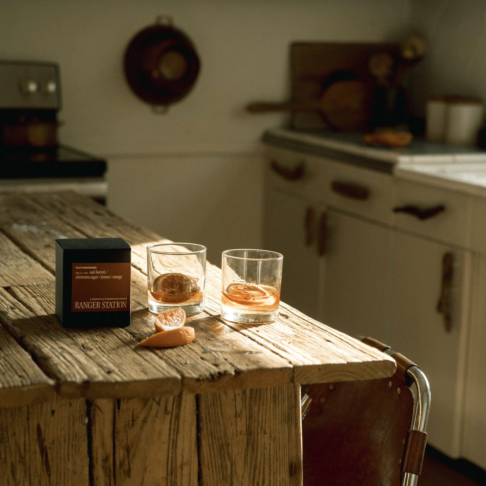 Old Fashioned Candle by Ranger Station