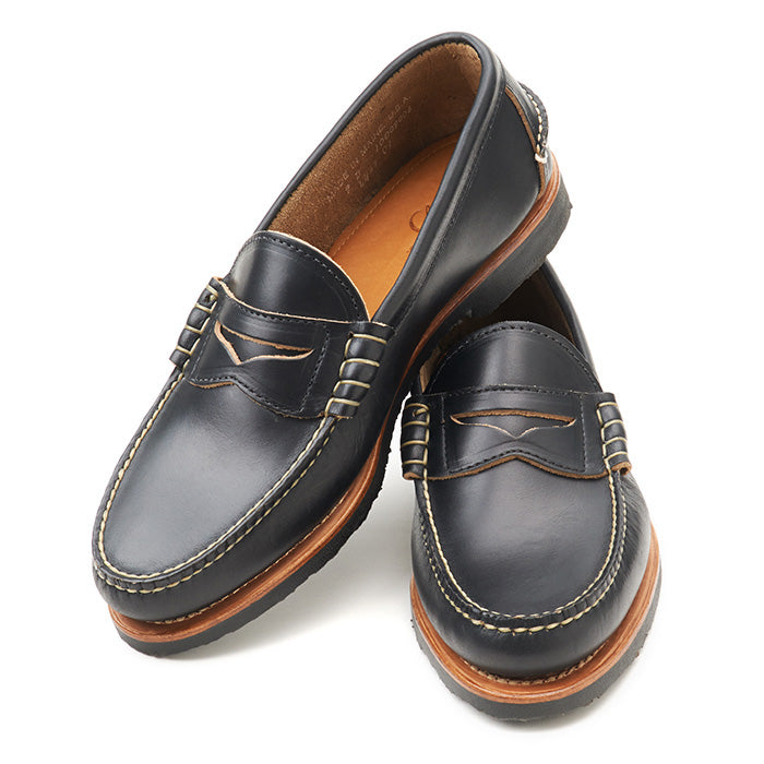 Beefroll Penny Loafers LH - Black by Rancourt & Co.
