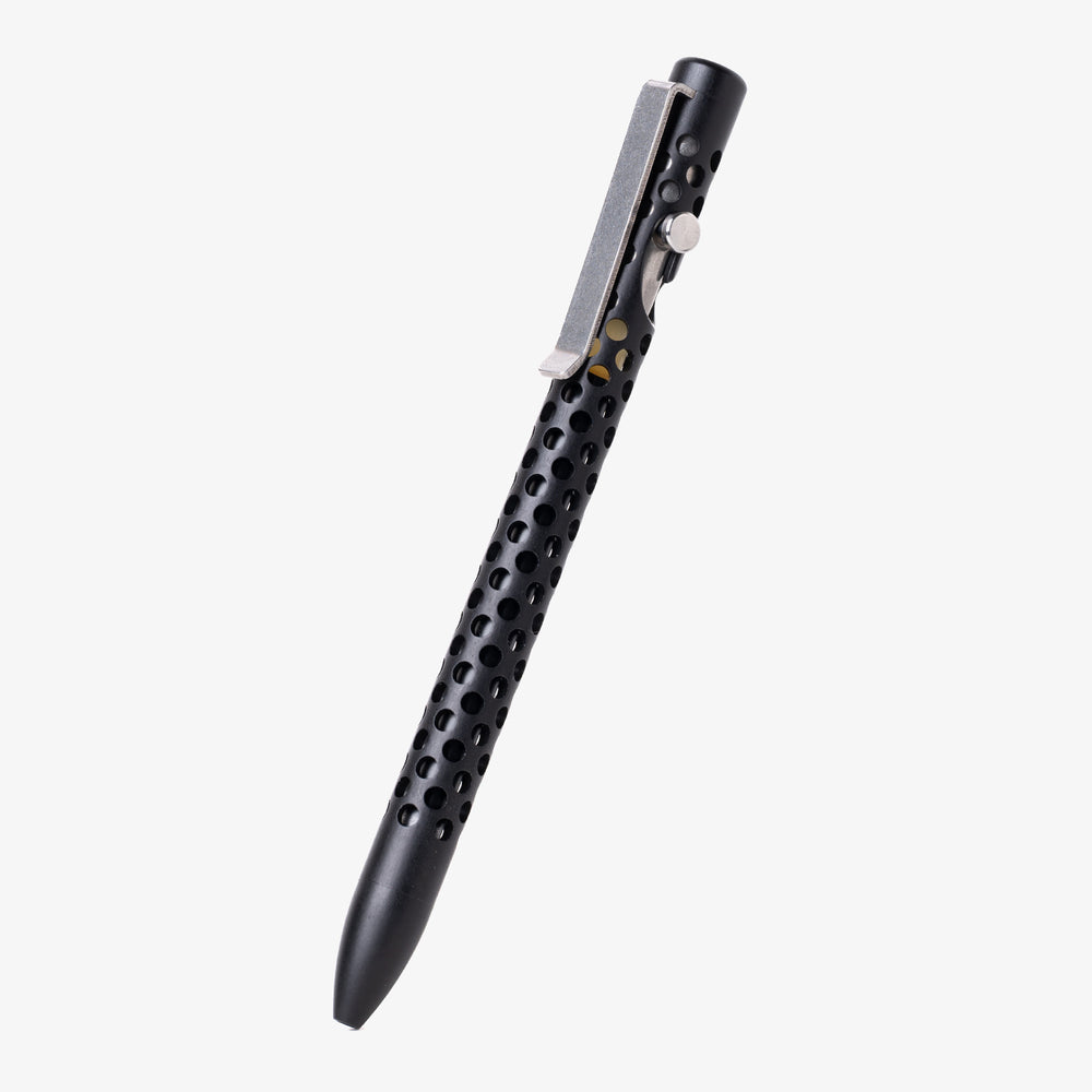 Skeletonized Aluminum Bolt Action Pen by Tactile Turn