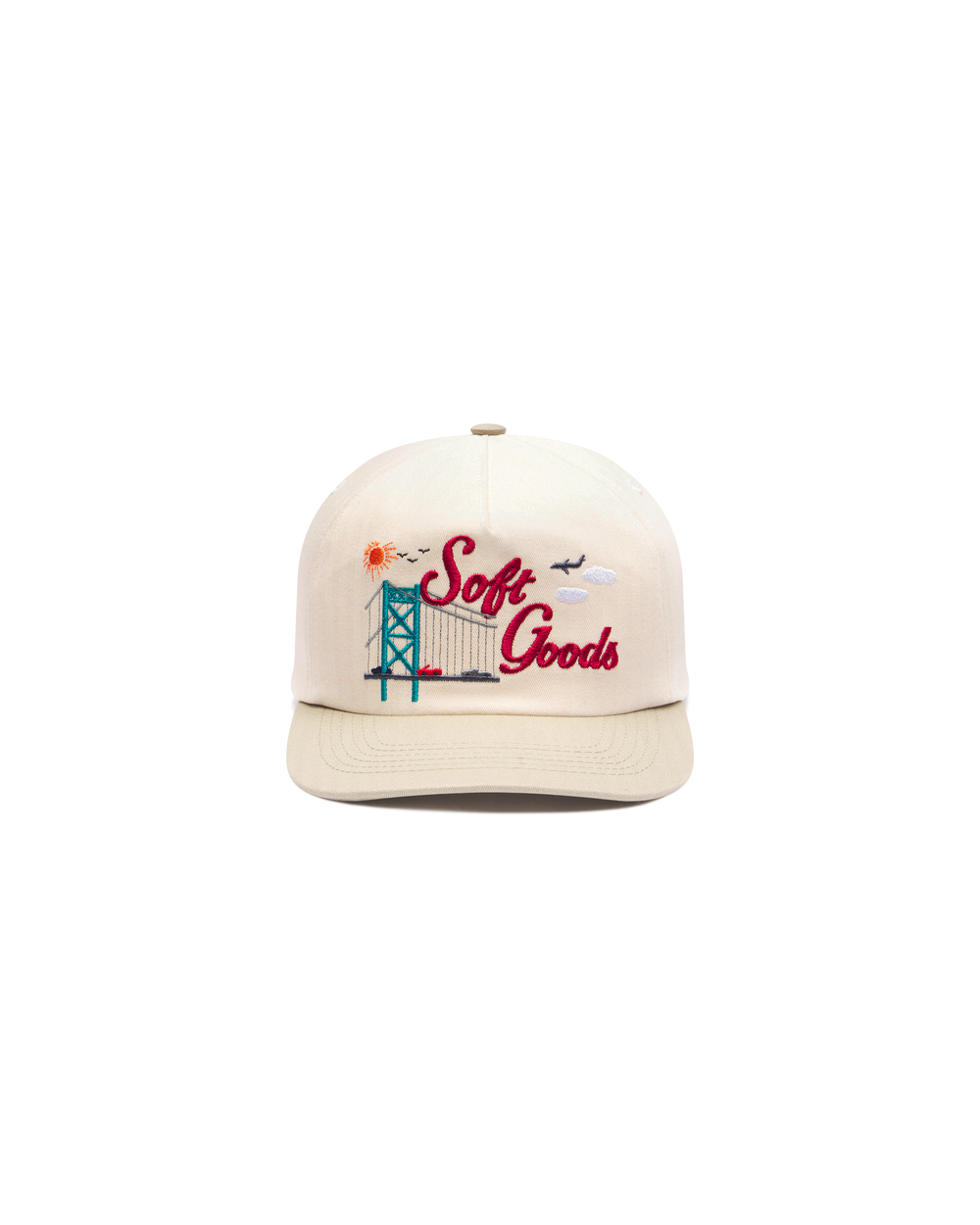 The Ambassador Herringbone 5-panel Cap by Soft Goods