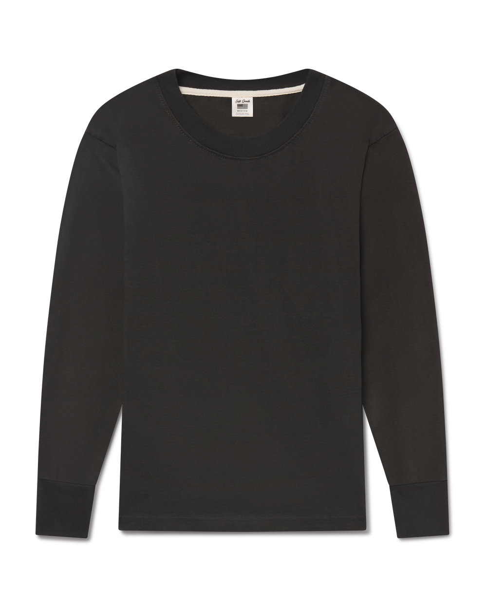 The Heavyweight Longsleeve - Vintage Black by Soft Goods