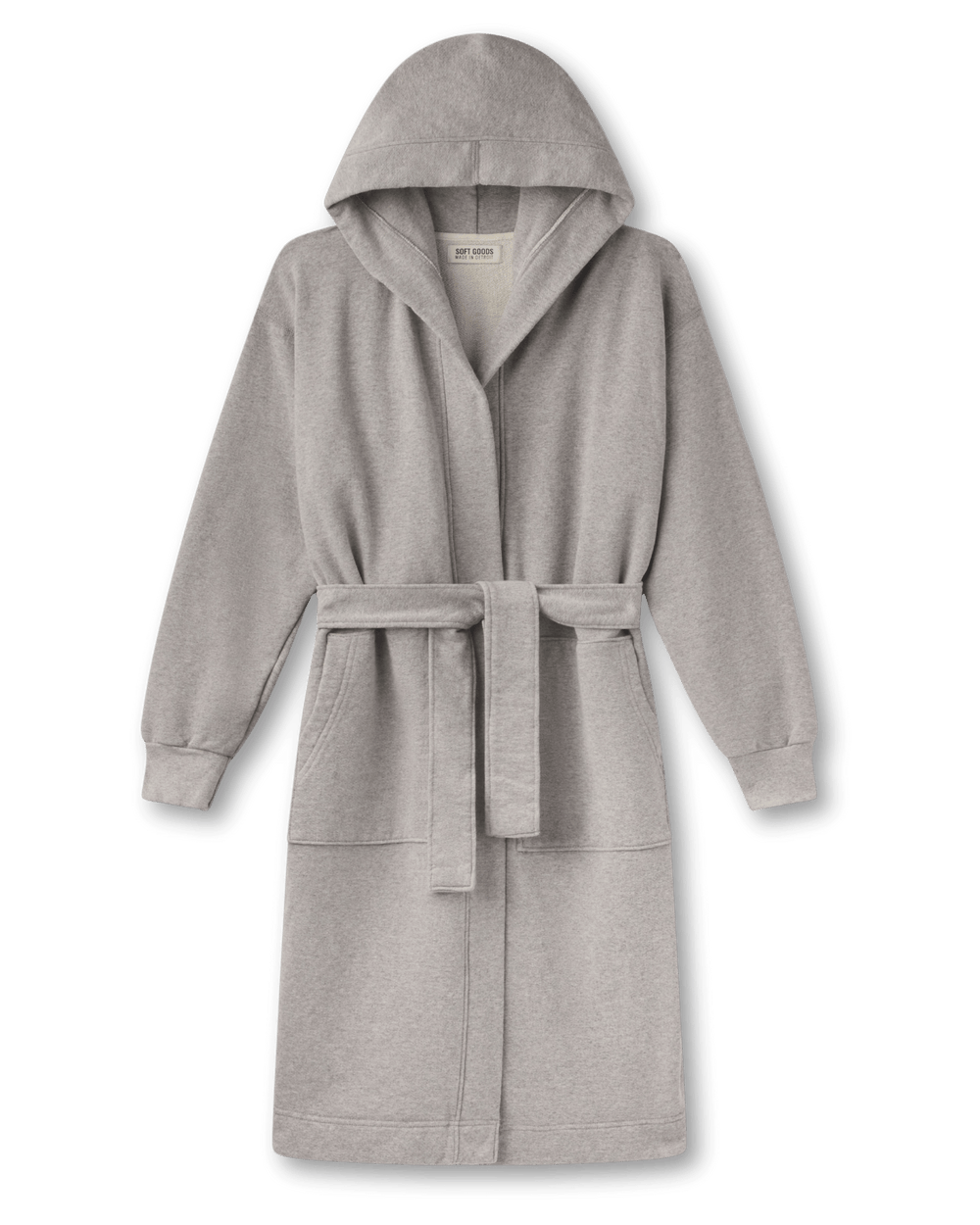 The French Terry Hooded Robe by Soft Goods