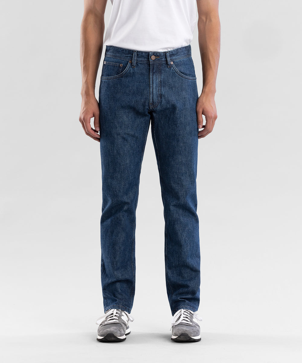 Lightweight 11 Mid wash Men's Selvedge Jeans by Todd Shelton