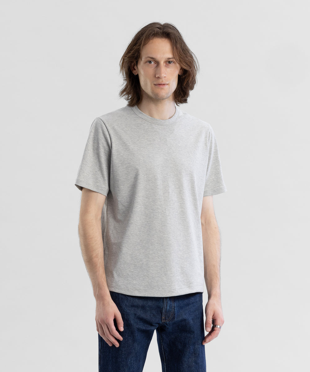 Refined 160 SS Heather Grey Men's Crewneck T-shirt by Todd Shelton