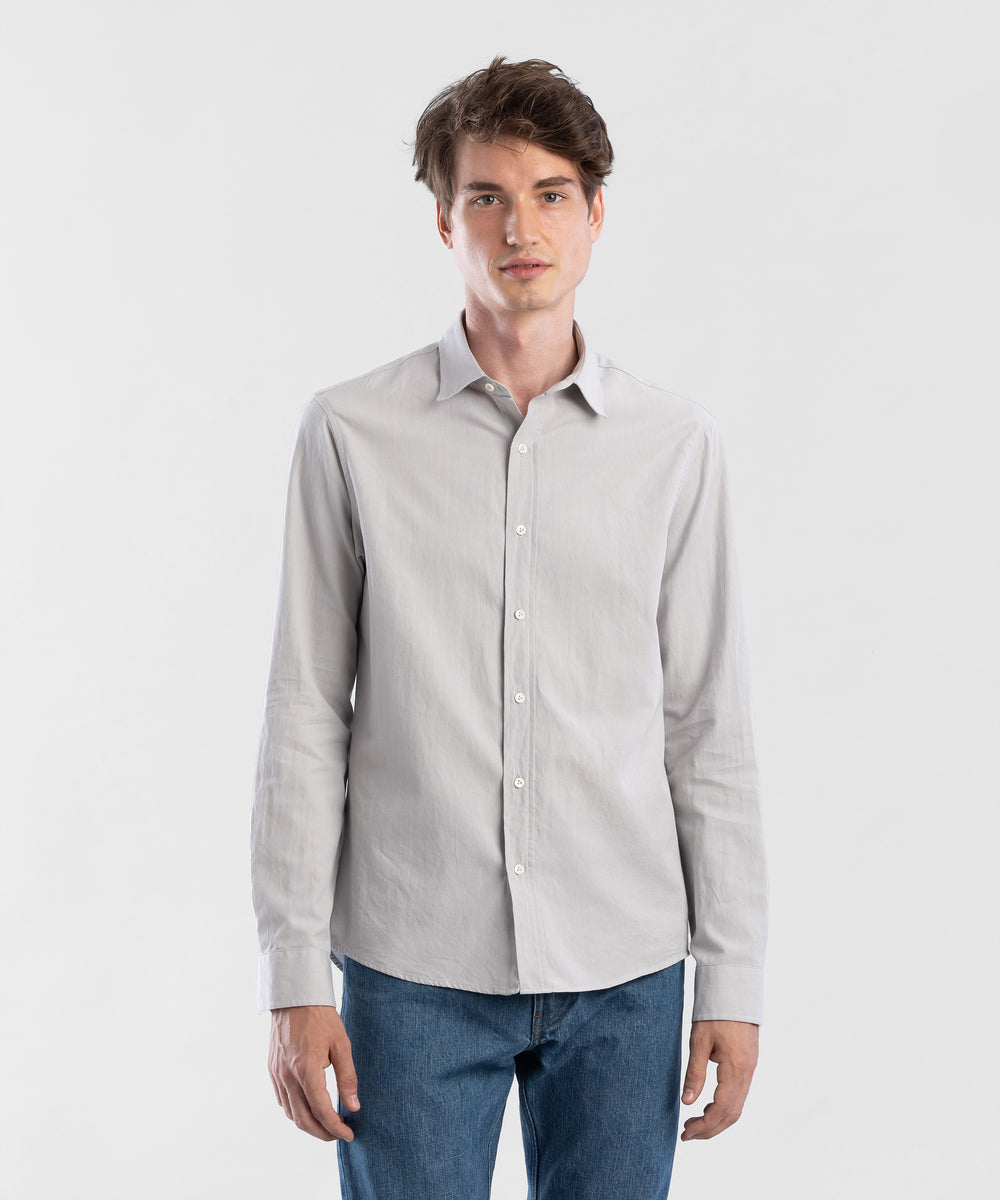 Classic 130 Light Grey Men's Shirt by Todd Shelton