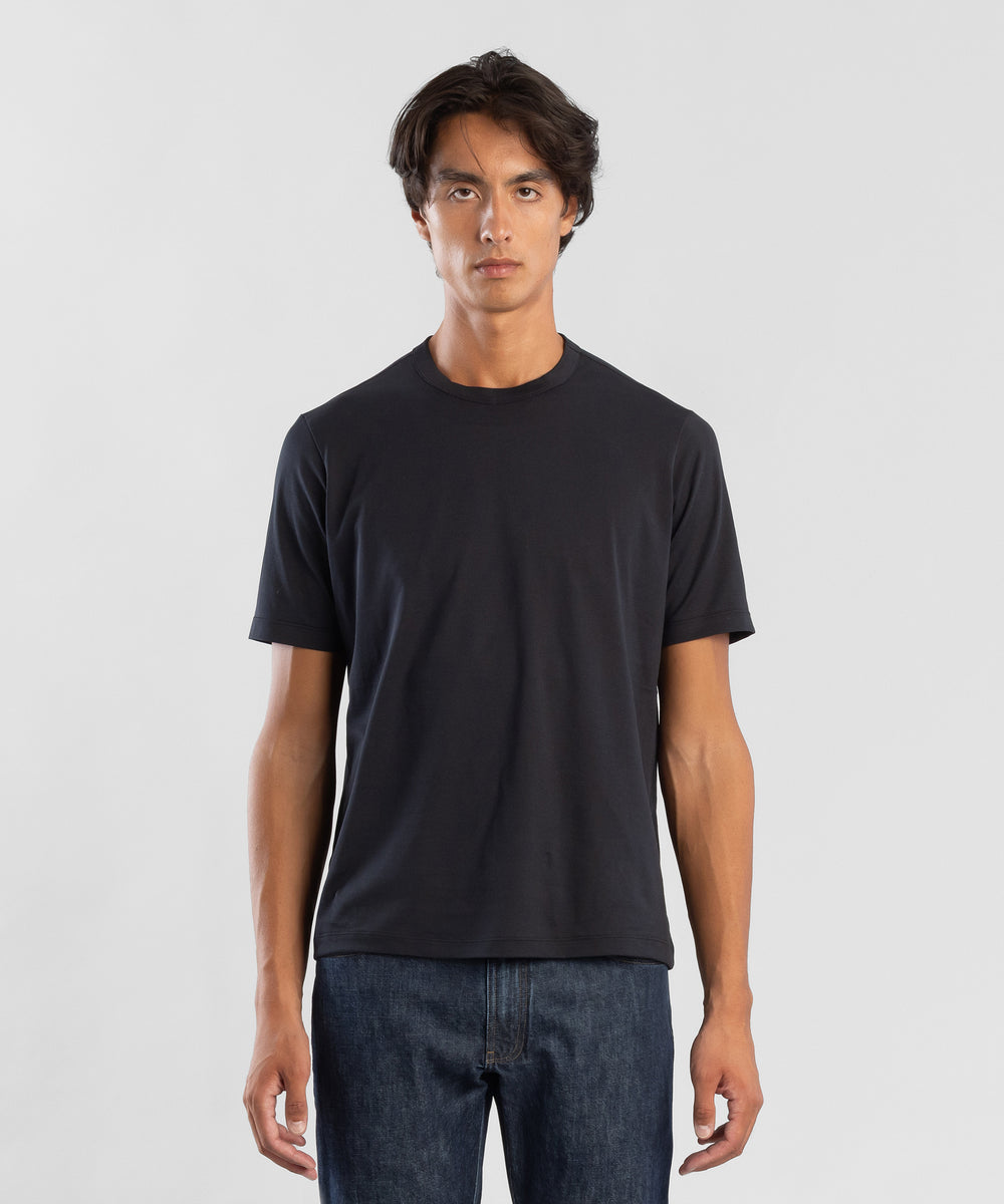 Refined 160 SS Black Men's Crewneck T-shirt by Todd Shelton